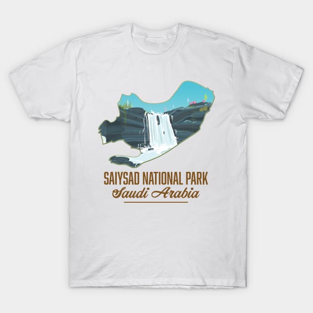 Saiysad National Park Saudi Arabia T-Shirt by nickemporium1